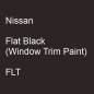 Preview: Nissan, Flat Black (Window Trim Paint), FLT.